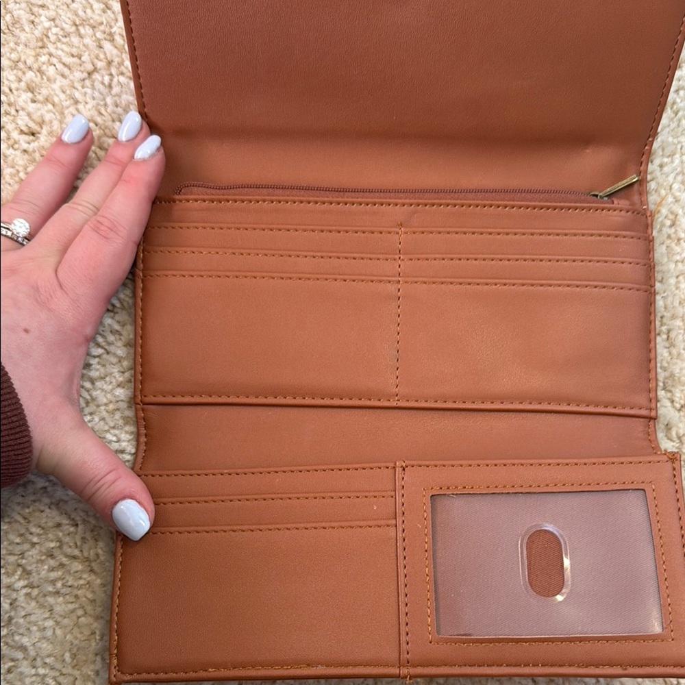 Universal Thread Brown Leather Wallet - image 3
